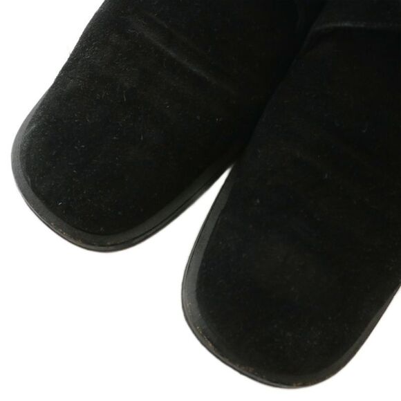 Gucci Chukka Boots Suede Short Round Toe Monk Strap 37 24cm (9.45in) Black XZ - - Picture 3 of 9